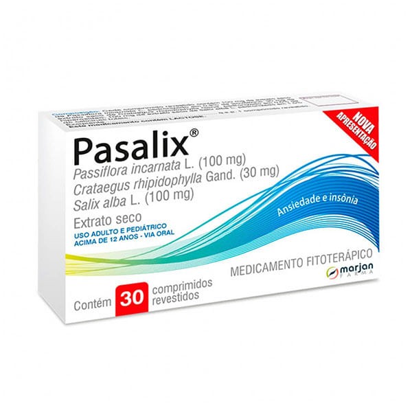 Encontraproduto.com.br - Pasalix Marjan 100mg+ 30mg+ 100mg com 30 comprimidos