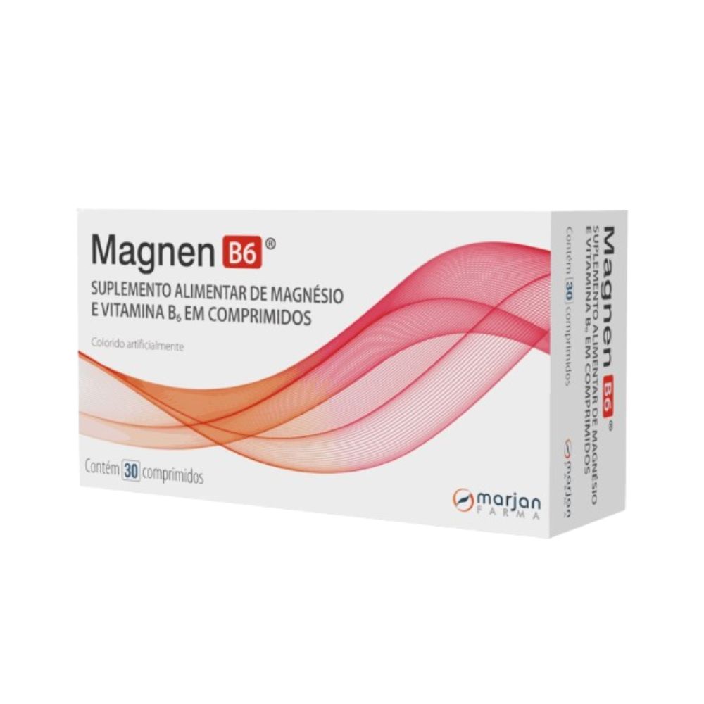 Encontraproduto.com.br - Magnen B6 Marjan 30 Comprimidos Revestidos
