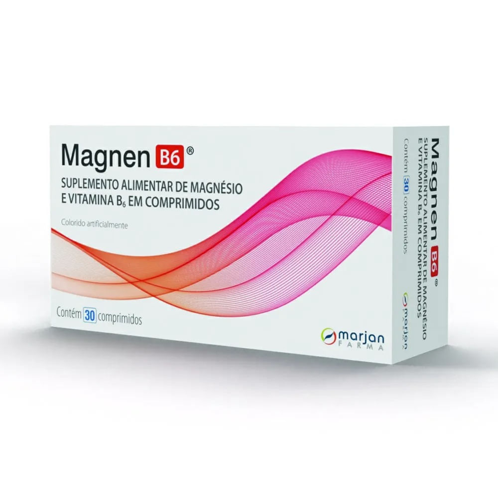 Encontraproduto.com.br - Magnen B6 Marjan 30 Comprimidos Revestidos