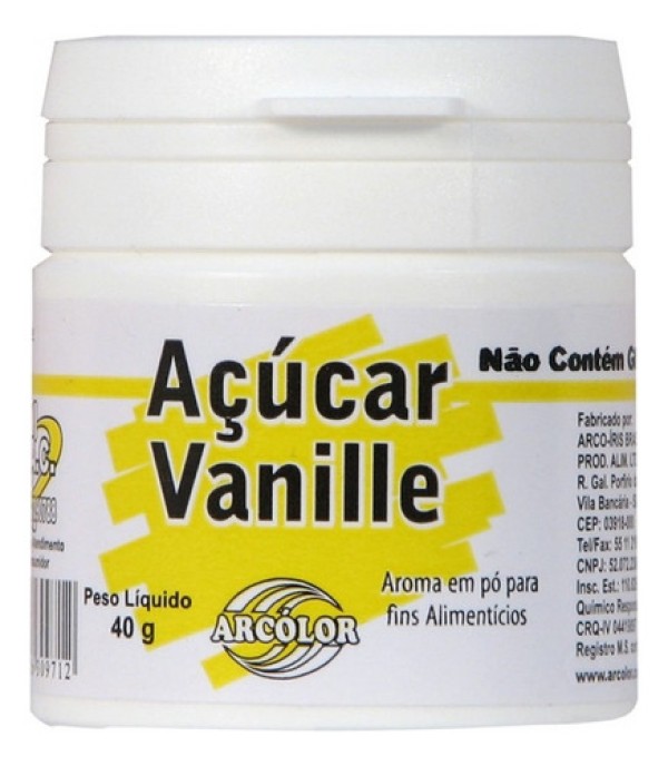 Açúcar Vanile 40g ARCOLOR