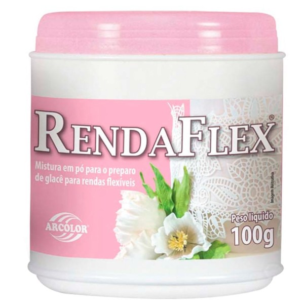 Encontraproduto.com.br - Preparo para Renda de Açúcar Flex 100g ARCOLOR