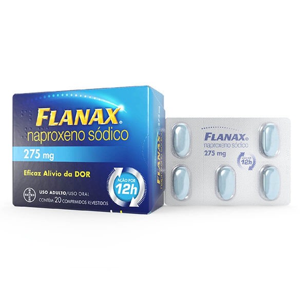 Encontraproduto.com.br - Flanax 275mg com 20 comprimidos
