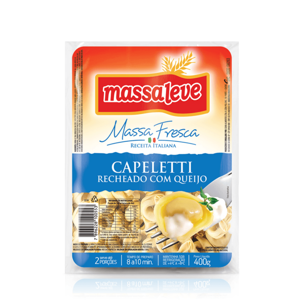 Capeletti Massa Leve Queijo 400g