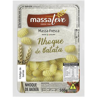 Encontraproduto.com.br - NHOQUE MASSA LEVE BATATA 500G