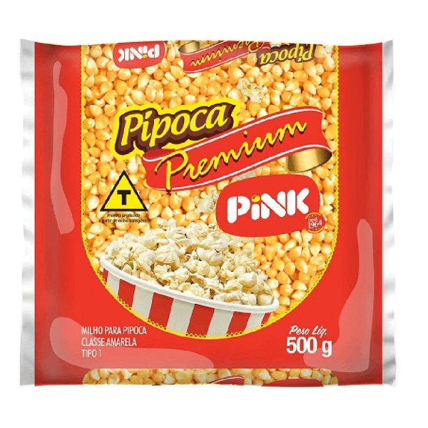 MILHO PIPOCA PINK PREMIUM 500G