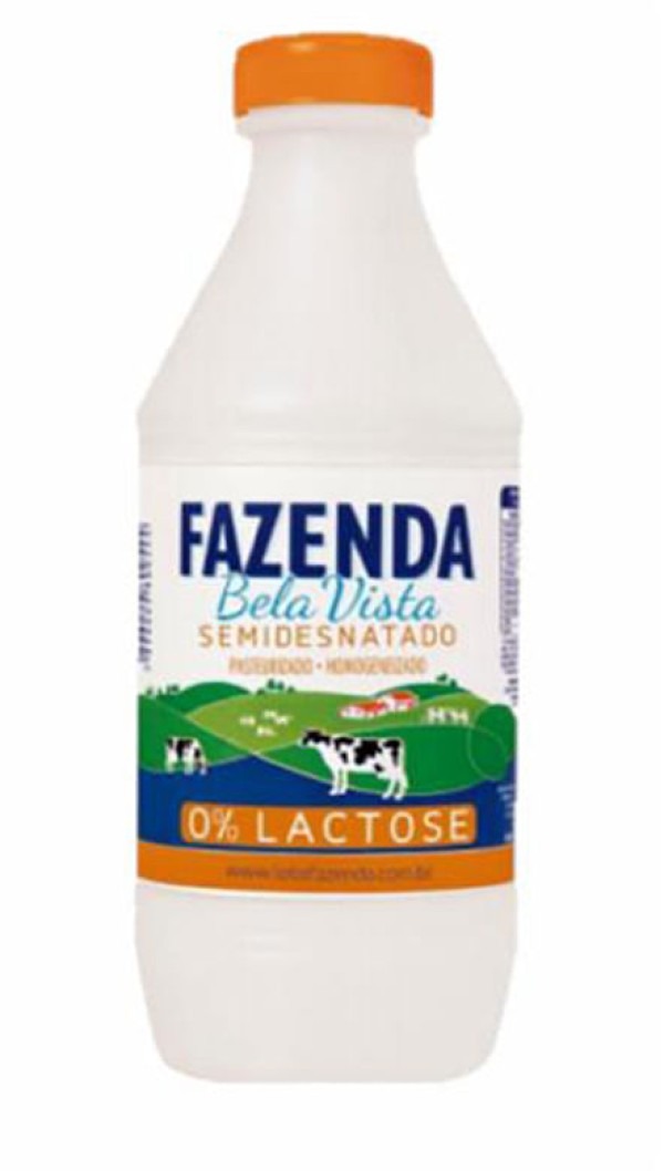 Encontraproduto.com.br - Leite Pasteurizado Fazenda Bela Vista Zero Lactose Garrafa com 1L