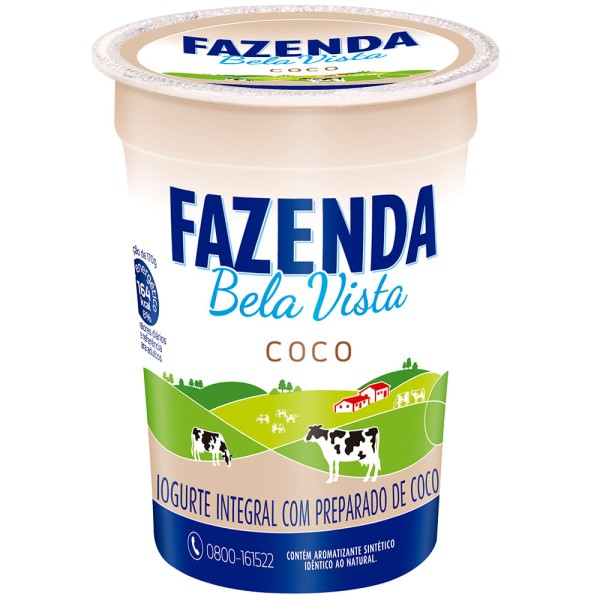 Encontraproduto.com.br - Iogurte Sabor Coco Bela Vista Fazenda 170g