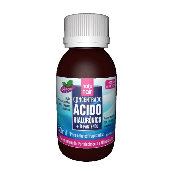 Encontraproduto.com.br - Concentrado Ácido Hialurônico + D-Pantenol NatuHair 60ml