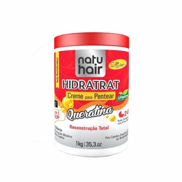 Encontraproduto.com.br - Creme para Pentear Queratina Reconstrução Total 1kg