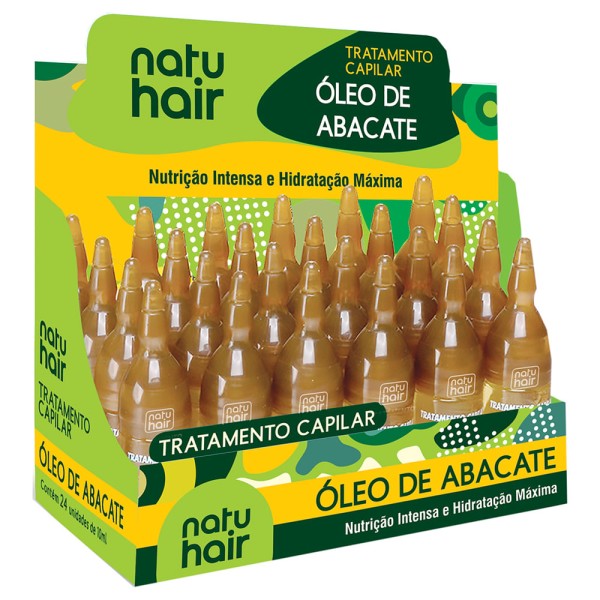 Encontraproduto.com.br - Ampola 10ml Oleo De Abacate - Natu Hair