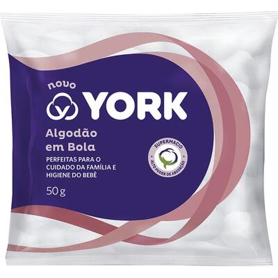 Encontraproduto.com.br - Algodão York Bola Pacote com 50g