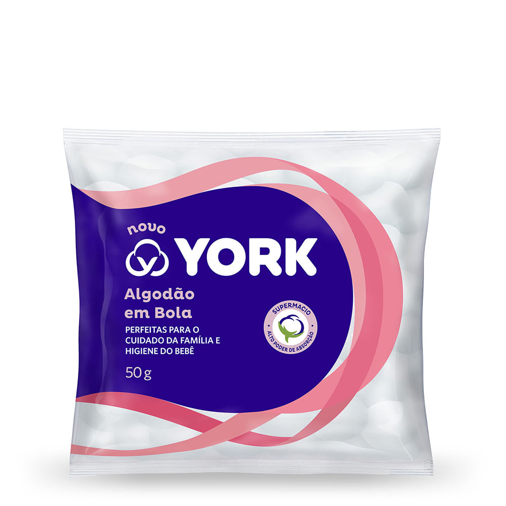 Encontraproduto.com.br - Algodão York Bola Pacote com 50g