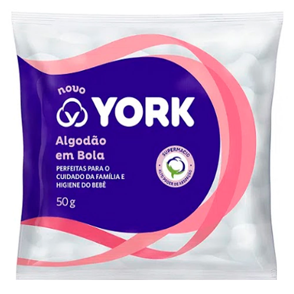 Encontraproduto.com.br - Algodão York Bola Pacote com 50g
