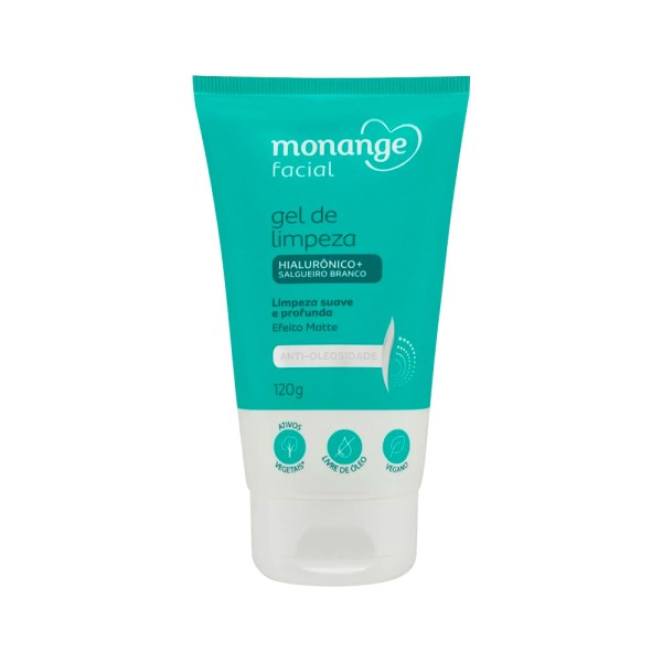 Gel Para Limpeza Monange Facial 120gr Anti-oleosidade