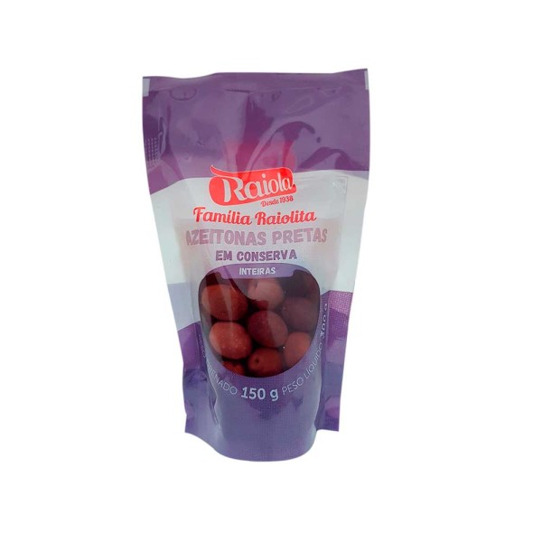 Azeitona Preta Raiola 150g Raiolita