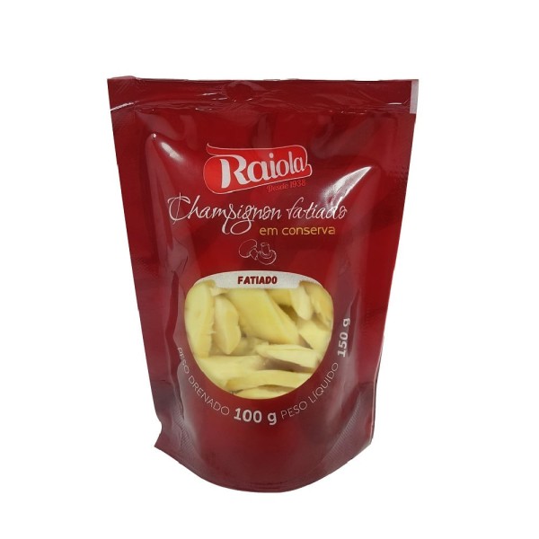 Encontraproduto.com.br - Champignon Raiola Fatiado Doypack 100g