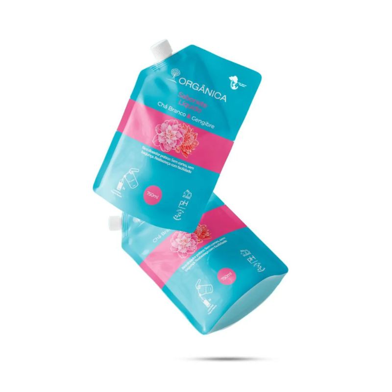 Encontraproduto.com.br - Orgânica Chá Branco e Gengibre Sabonete Líquido Refil 500ml
