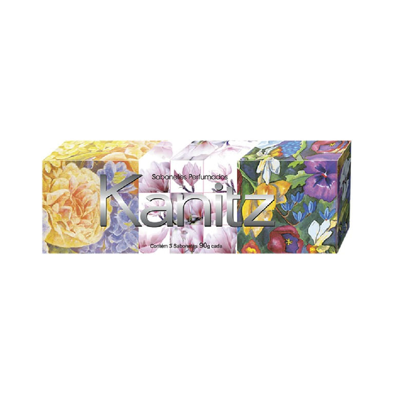Estojo Sabonete Kanitz Lorence 3x90g