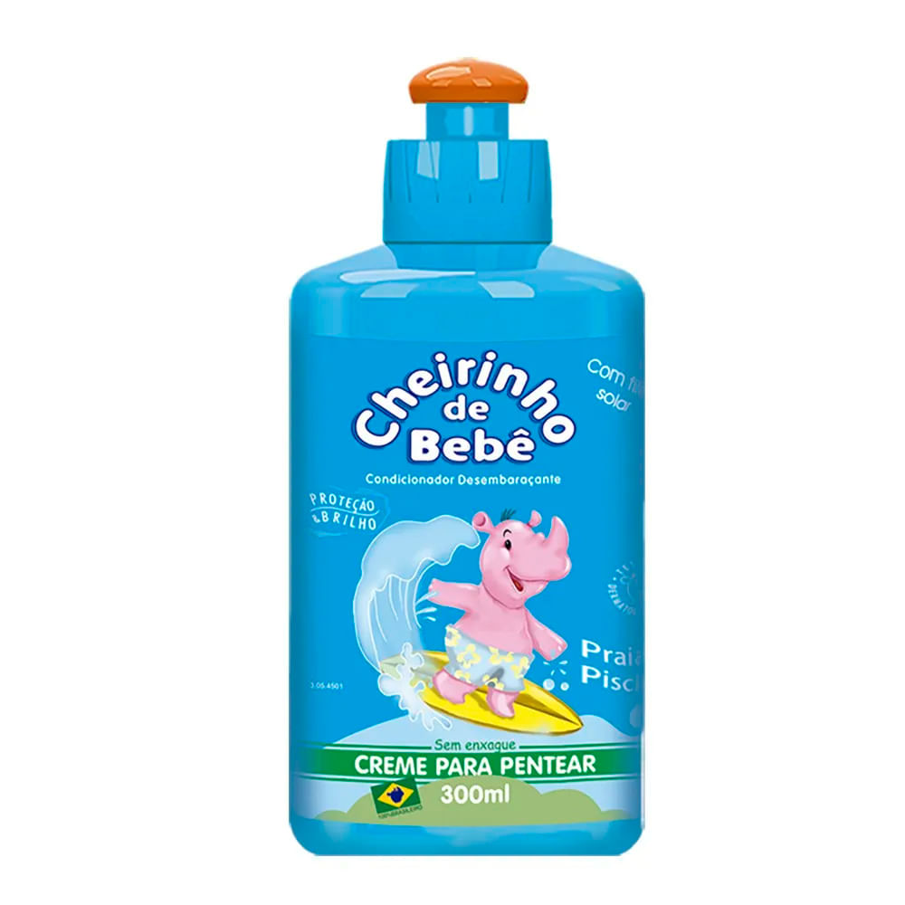 Encontraproduto.com.br - Creme De Pentear Cheirinho de Bebê Praia e Piscina 300ml
