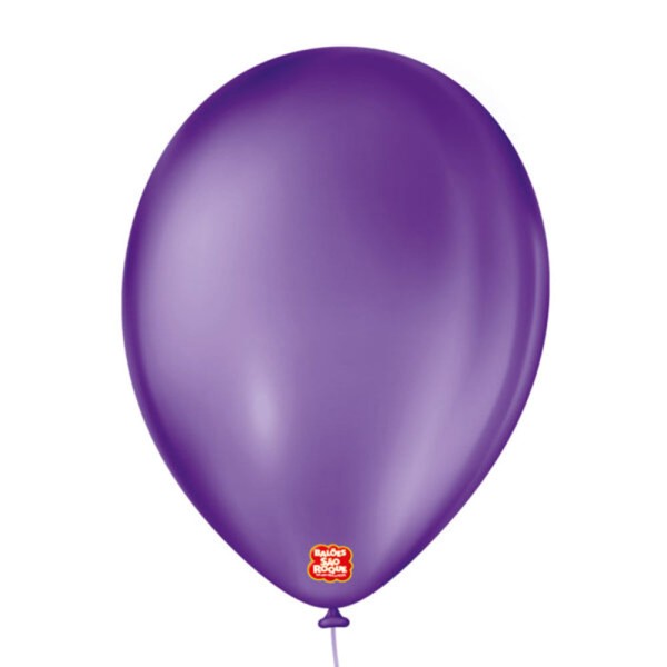 Encontraproduto.com.br - Balão Roxo Uva Tamanho 9 c/50 - São Roque