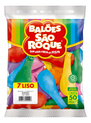 Encontraproduto.com.br - Balao imperial 7 preto ebano 50 und sao roque