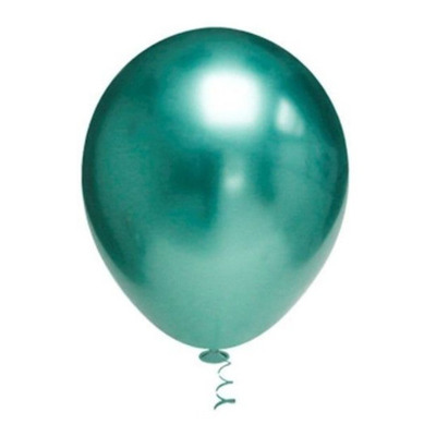 Balão Cintilante N°7 Verde com 50 un SÃO ROQUE