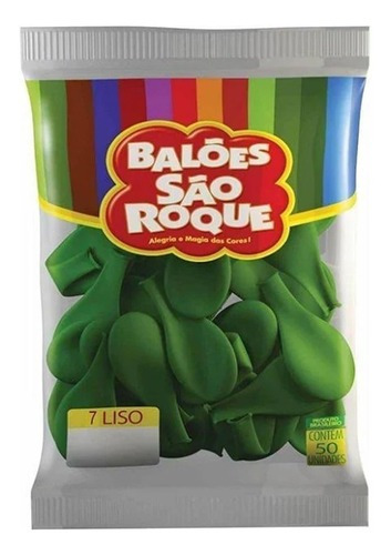 Encontraproduto.com.br - Balão São Roque Cintilante Nº7 com 50 Unidades Dourado