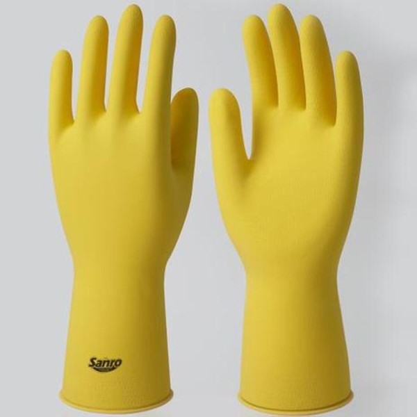Encontraproduto.com.br - Luva Light Multiuso Sanro XG Amarela