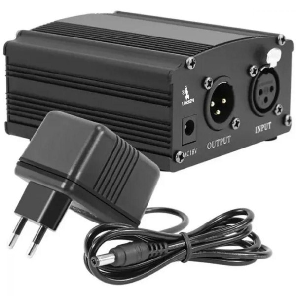 Encontraproduto.com.br - Phantom Power Fonte 48v Entrada Xlr Microfone Condens. 220V