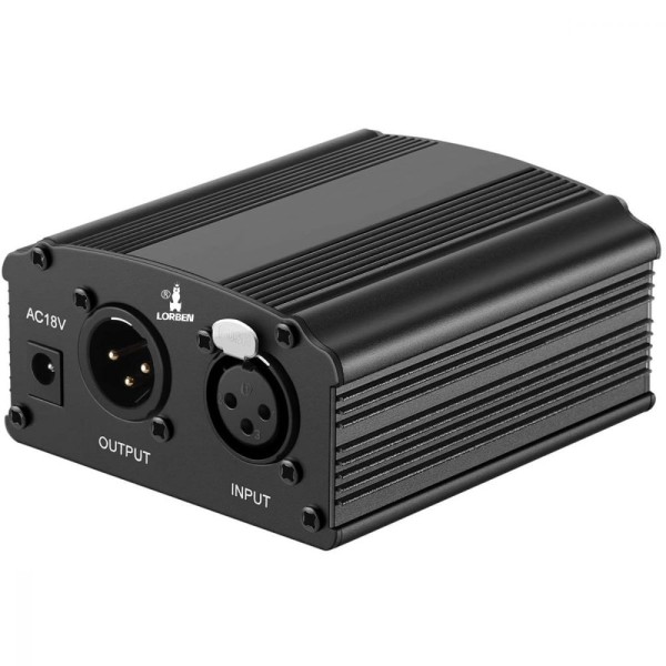 Encontraproduto.com.br - Phantom Power Fonte 48v Entrada Xlr Microfone Condens. 220V