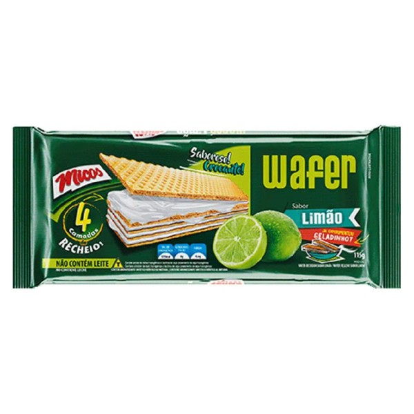 Encontraproduto.com.br - Biscoito Wafer Micos Limão Pacote com 78g