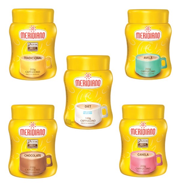 Encontraproduto.com.br - Cappuccino Meridiano Pote - Escolha O Sabor