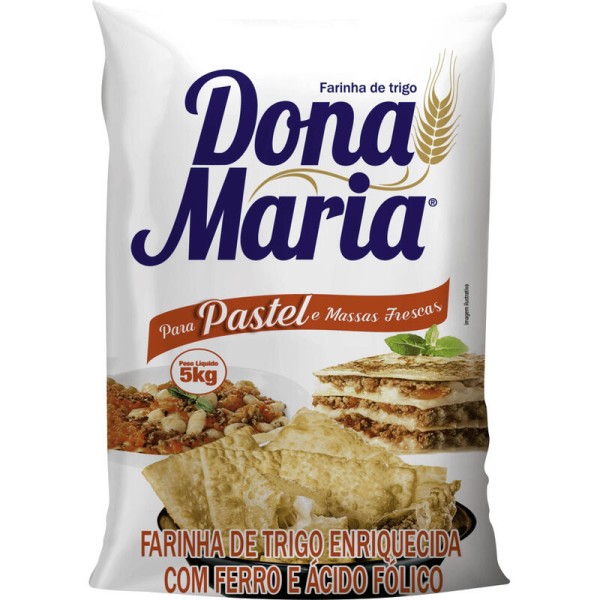 Encontraproduto.com.br - Farinha de Trigo Dona Maria Pastel Pacote com 5kg