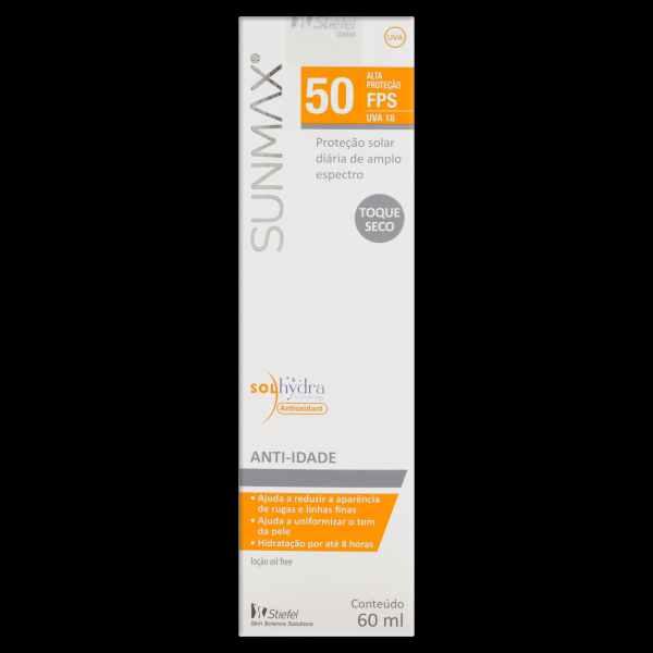 Encontraproduto.com.br - Sunmax Locao Anti Idade Fps 50 Normal A Seca 60 Ml