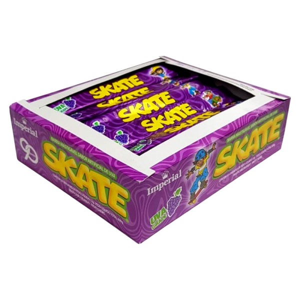 Encontraproduto.com.br - Bala Mastigável Skate Uva c/50 - Imperial