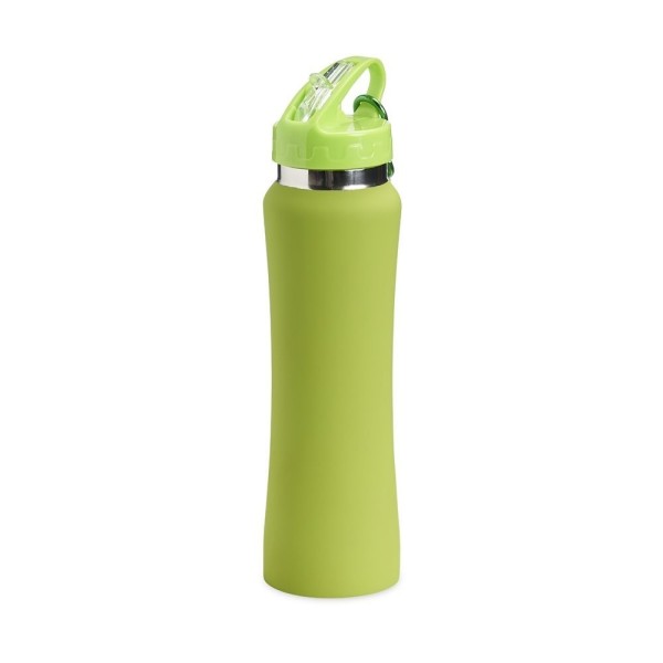 Kit 2 Garrafa Squeeze Inox 750ml Academia Esportes Modernidade Escola Academia Cores:verde