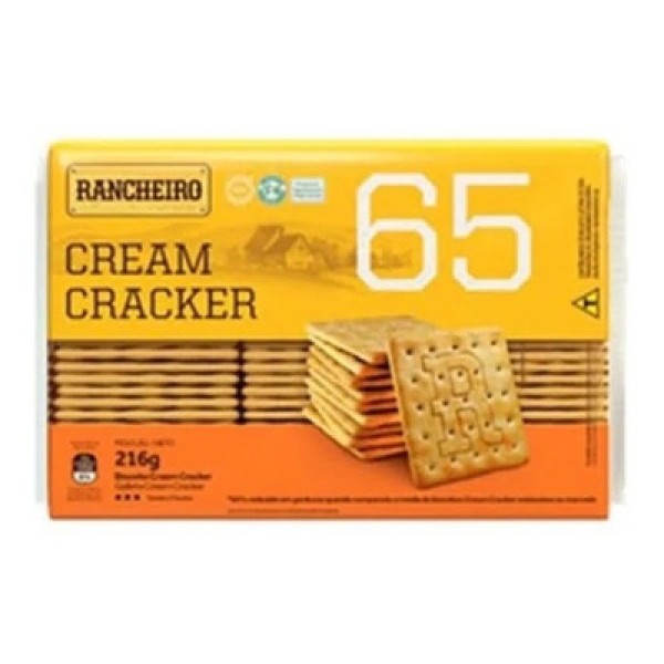 Bolacha Cream Cracker Rancheiro 216g
