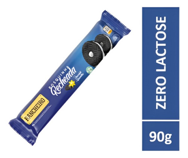 Encontraproduto.com.br - Biscoito Rosquinha Recheada Rancheiro Morango Pacote com 90g