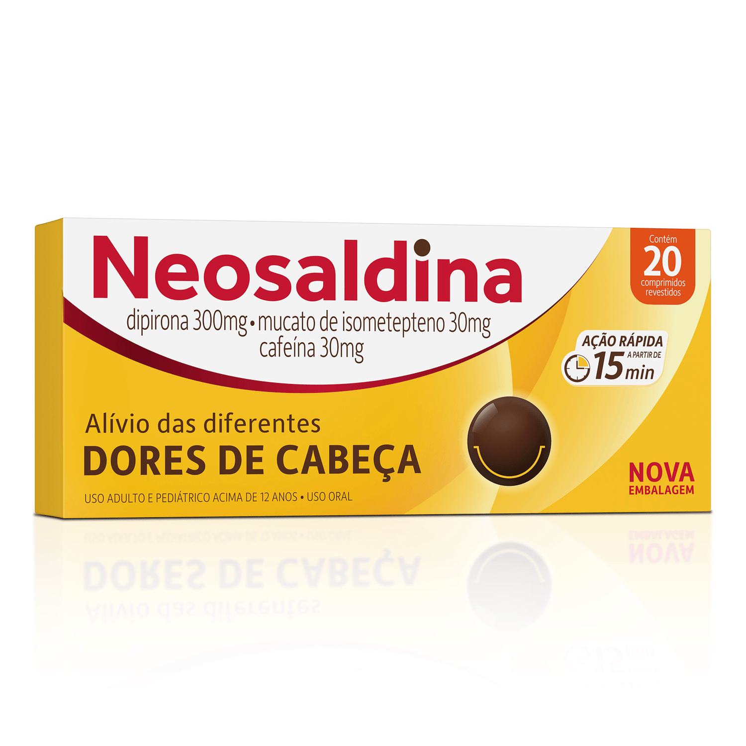 Encontraproduto.com.br - Neosaldina Com 20 Comprimidos