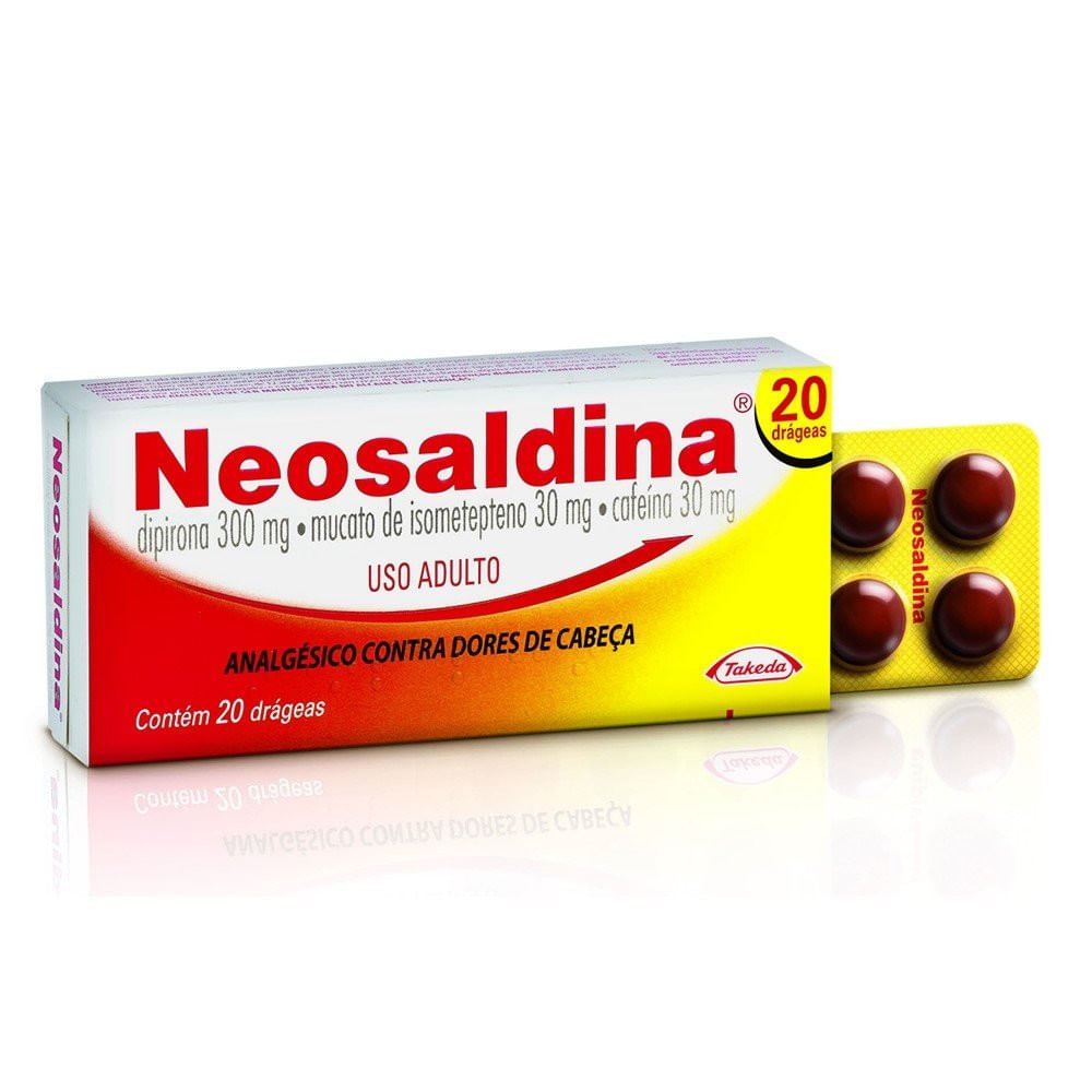 Encontraproduto.com.br - Neosaldina Com 20 Comprimidos