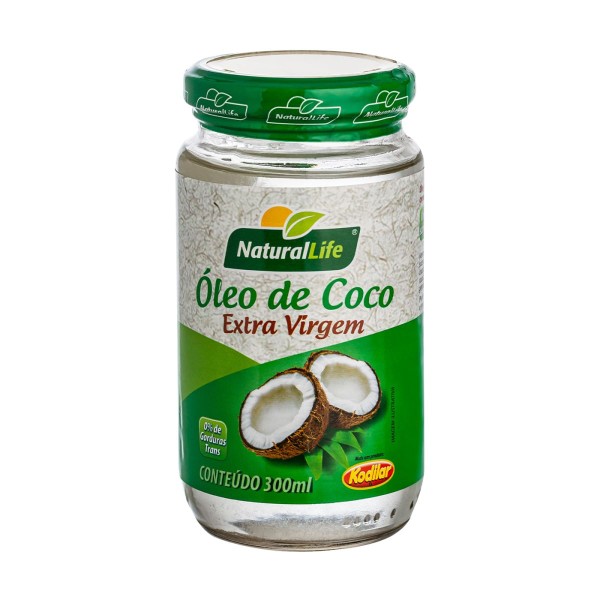Encontraproduto.com.br - Óleo de Coco Kodilar Extra Virgem Vidro com 300ml