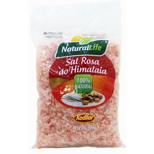 Encontraproduto.com.br - Sal Rosa do Himalaia Kodilar Grosso Pacote com 500g