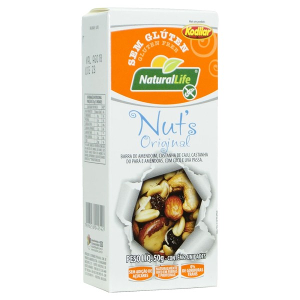 Barra Nuts Original Natural Life 50g
