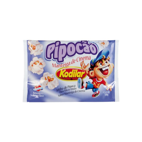 Encontraproduto.com.br - Pipoca p/ Micro-Ondas Kodilar Mant Cinema 100g