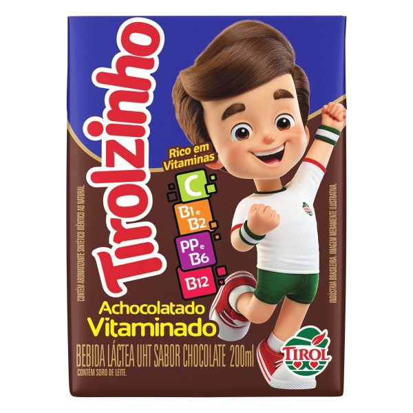Encontraproduto.com.br - Bebida Láctea UHT Chocolate Tirol Tirolzinho Caixa 200ml