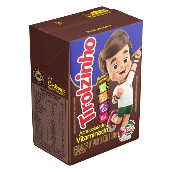 Encontraproduto.com.br - Bebida Láctea UHT Chocolate Tirol Tirolzinho Caixa 200ml