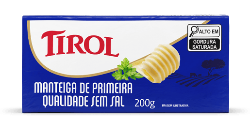 Encontraproduto.com.br - Manteiga Tirol Tablete Sem Sal 200g
