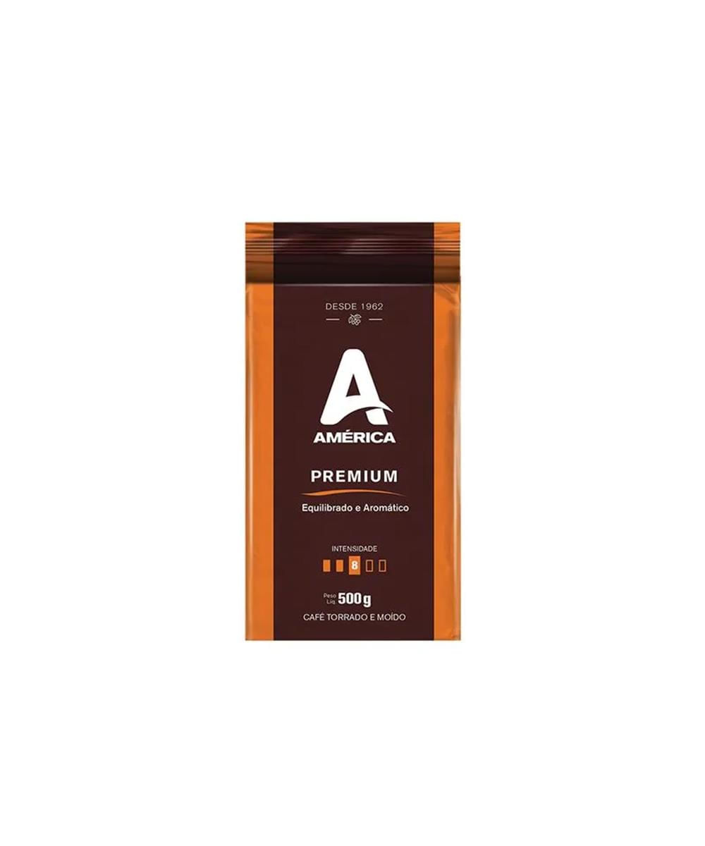 Café Torrado e Moído Vácuo América Premium 500g
