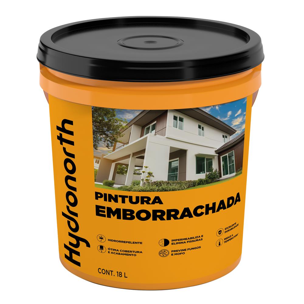 Tinta Impermeabilizante Fosco Pintura Emborrachada Amarula 18L - Hydronorth