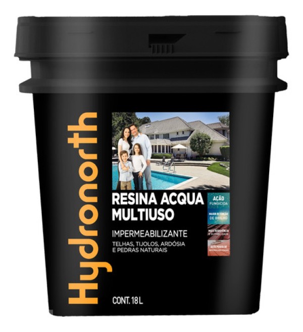 Resina Multiuso Acqua Hydronorth Vermelho Óxido